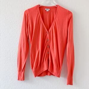 Old Navy orange button cardigan
